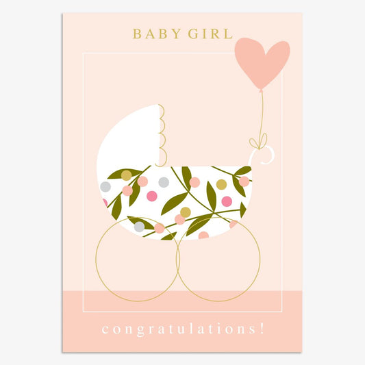 MUS002-Think of Me-Baby Girl-Card-Muse