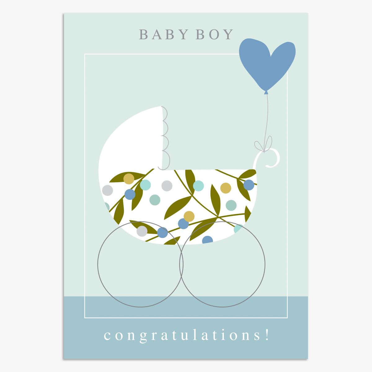 MUS003-Think of Me-Baby Boy-Card-Muse