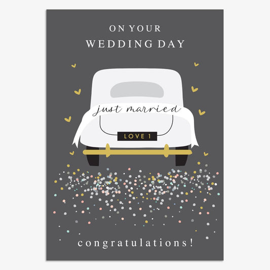 MUS005-Think of Me-On Your Wedding Day-Card-Muse