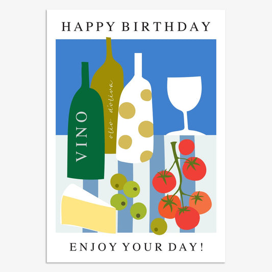 MUS020-Think of Me-Birthday Al Fresco-Card-Muse
