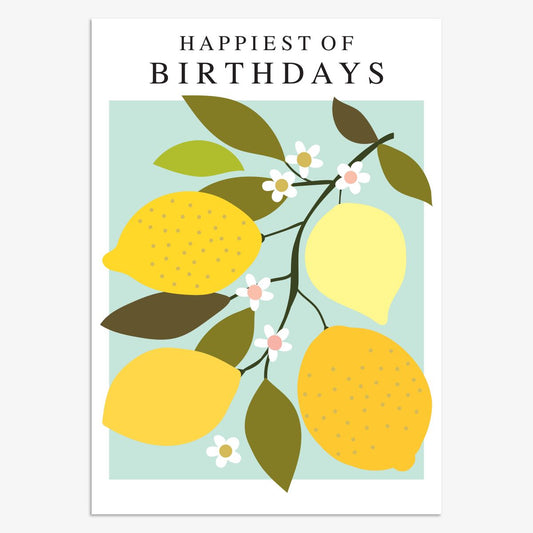 MUS022-Think of Me-Birthday Lemons-Card-Muse
