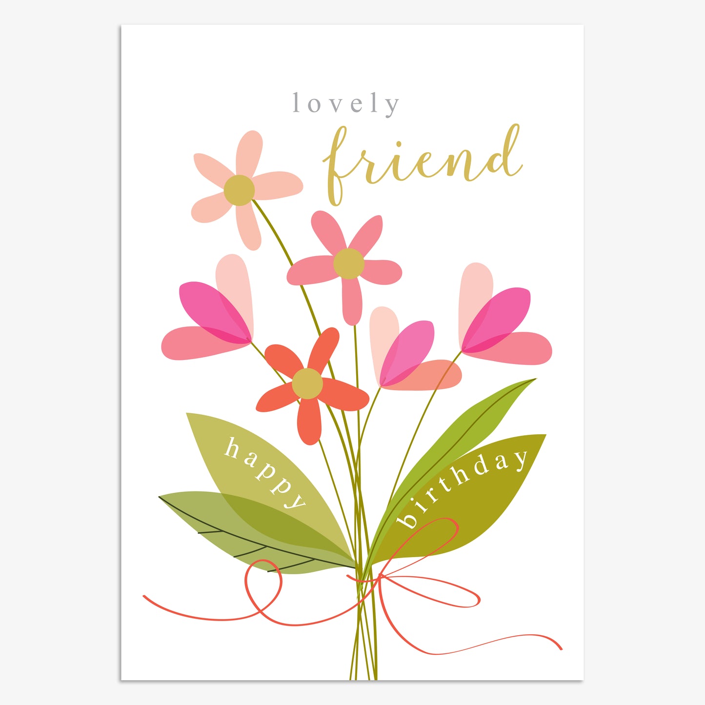 OJ035-Think of Me-Lovely Friend-Card-Overjoyed