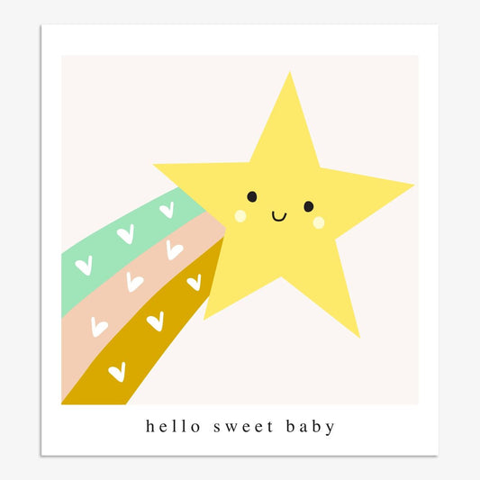 SML001-Think of Me-Hello Sweet Baby-Card-Smile
