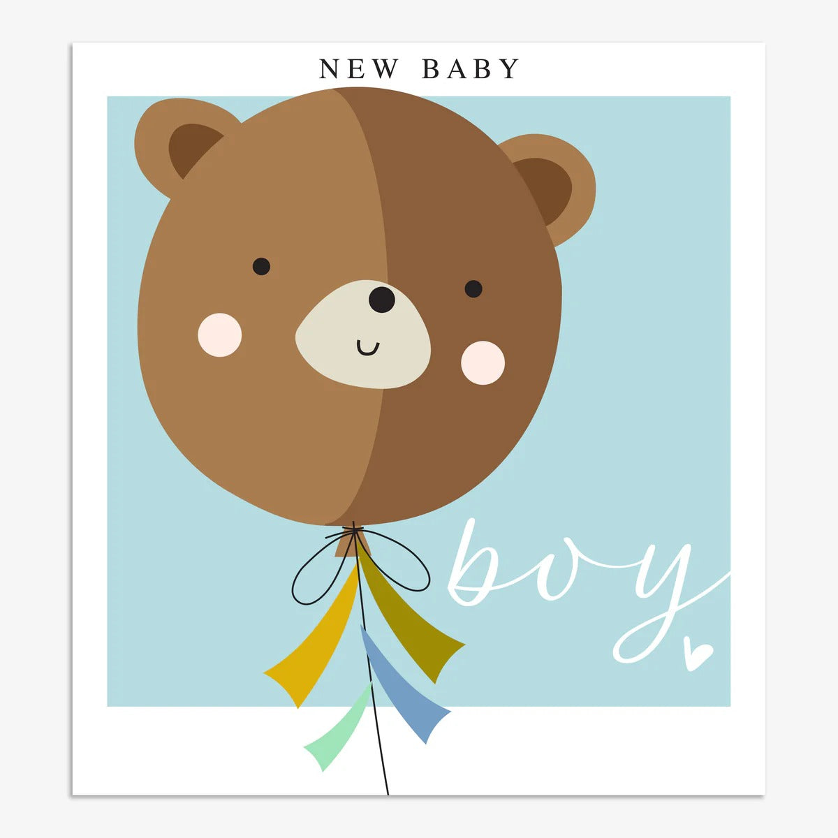 SML003-Think of Me-New Baby Boy-Card-Smile