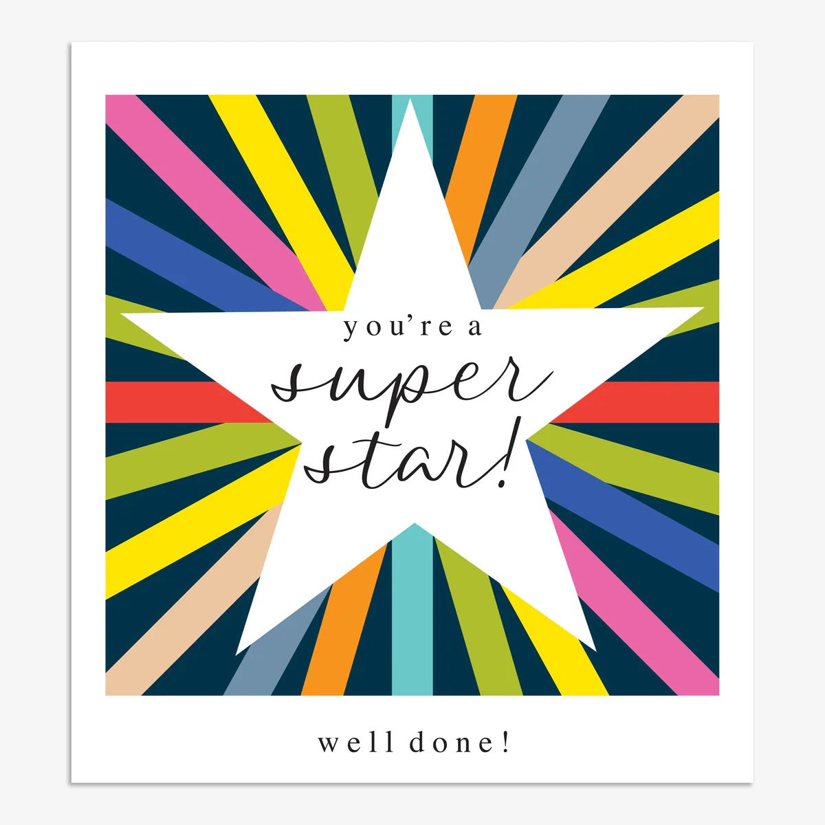 SML019-Think of Me-You'Re A Super Star-Card-Smile