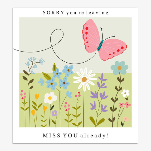 SML023-Think of Me-Sorry You'Re Leaving-Card-Smile