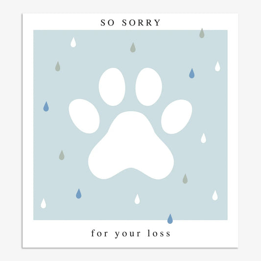 SML029-Think of Me-So Sorry For Your Loss (Pet)-Card-Smile