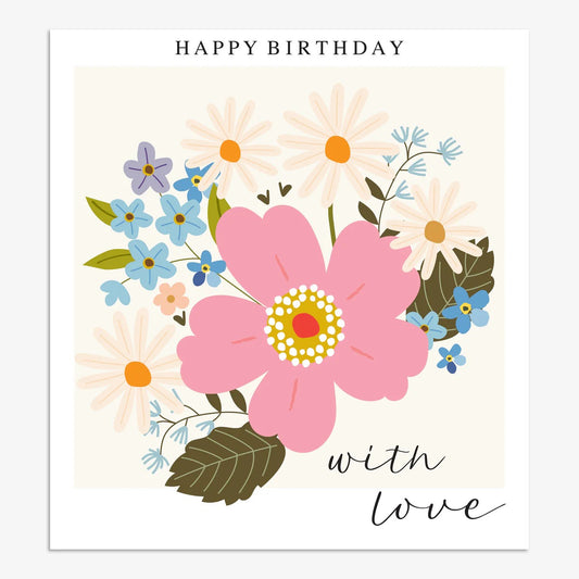 SML030-Think of Me-Happy Birthday With Love-Card-Smile