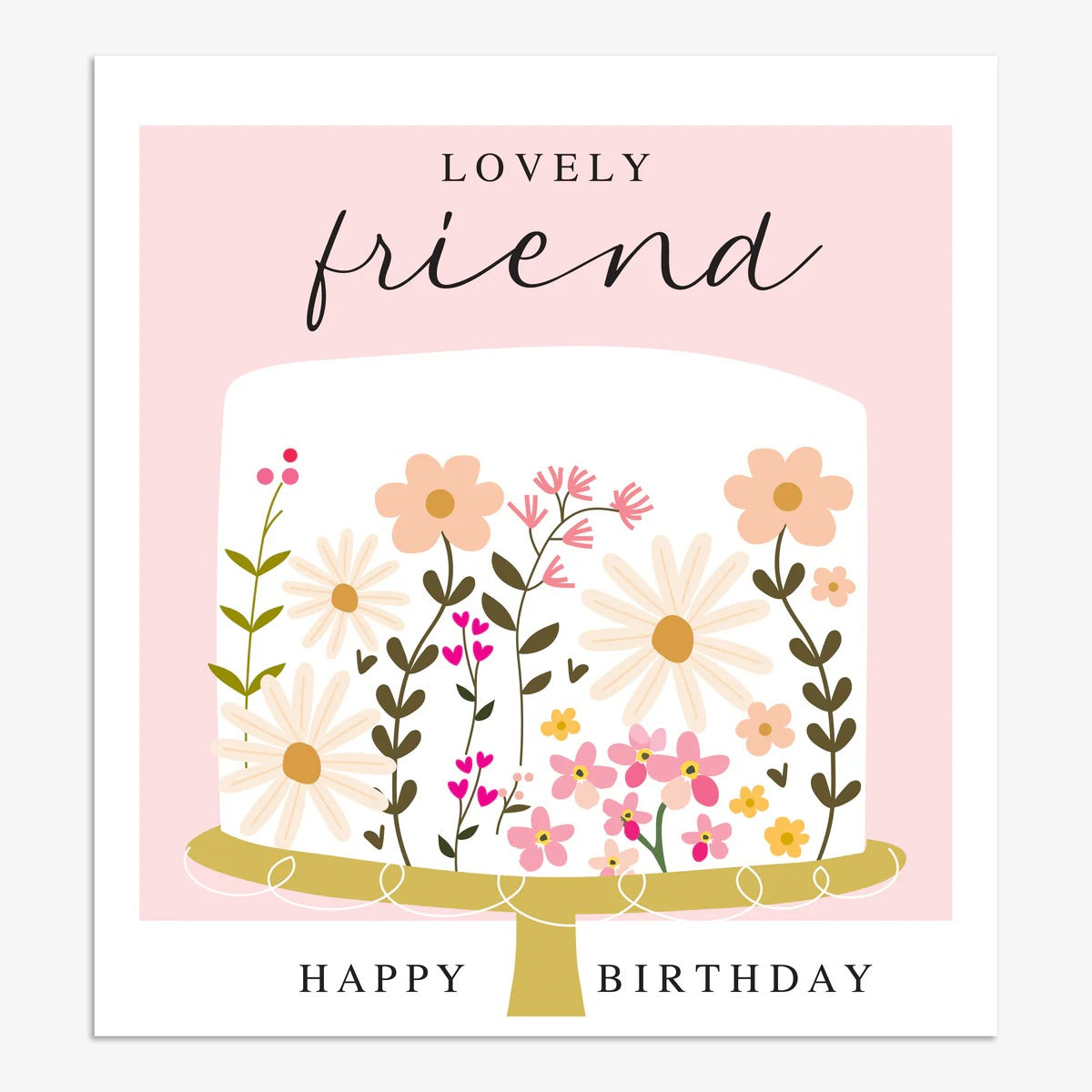 SML036-Think of Me-Happy Birthday Lovely Friend-Card-Smile