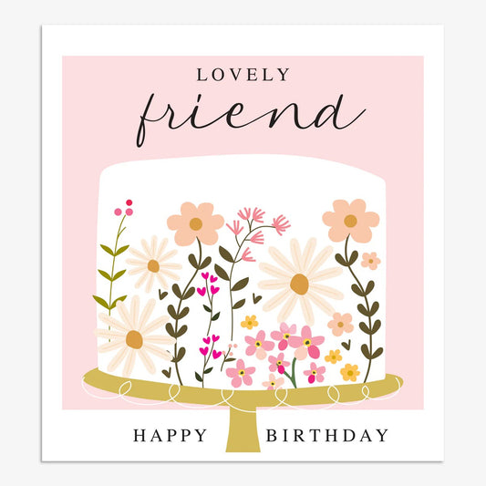 SML036-Think of Me-Happy Birthday Lovely Friend-Card-Smile