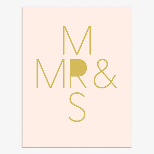 TRB009-Think of Me-Mr & Mrs-Card-Tribe