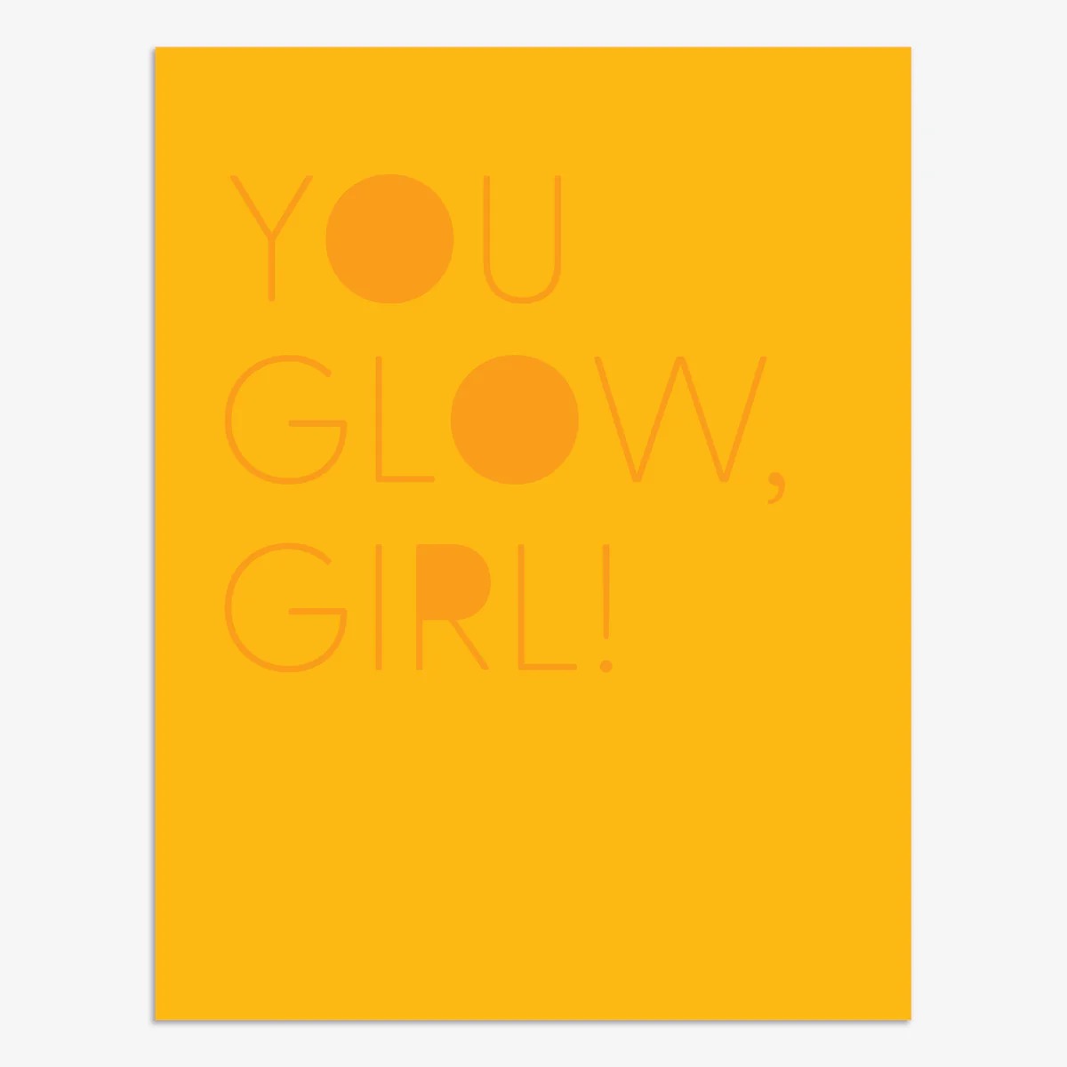 TRB012-Think of Me-You Glow Girl!-Card-Tribe