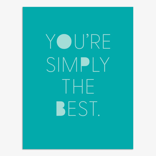 TRB013-Think of Me-You'Re Simply The Best-Card-Tribe