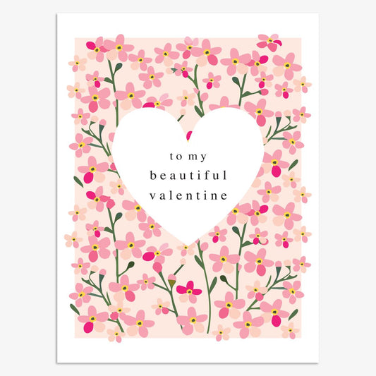 VLN020-Think of Me-Beautiful Valentine-Card-