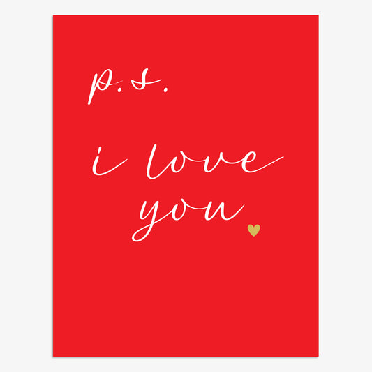 VLS002-Think of Me-Ps I Love You-Card-