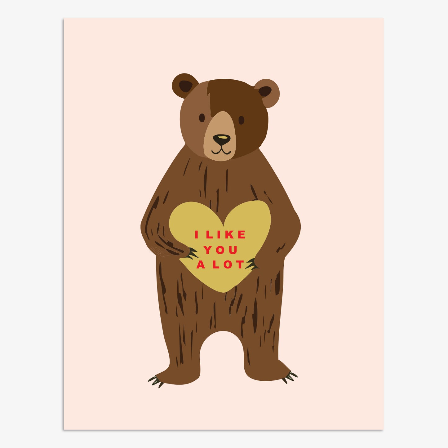 VLS006-Think of Me-I Like You A Lot Bear-Card-