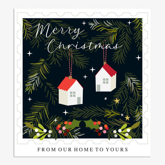 YLX008-Think of Me-From Our Home To Yours-Xmas Card-Yule