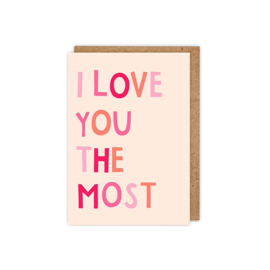 BNB004-Zoe Spry-I Love You The Most-Card-