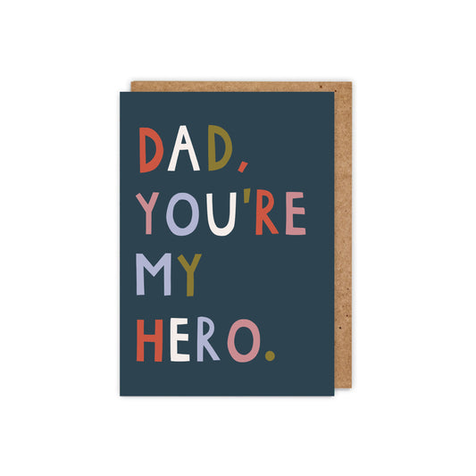 BNB010-Zoe Spry-Dad You're My Hero-Card-Big N Bright