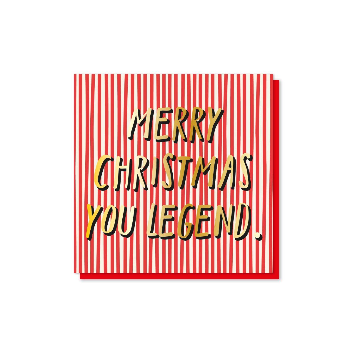 DAZX001-Zoe Spry-Merry Christmas Legend-Xmas Card-Dazed