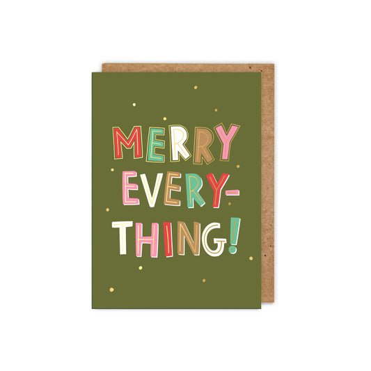 XT003-Zoe Spry-Merry Everything-Xmas Card-Flora