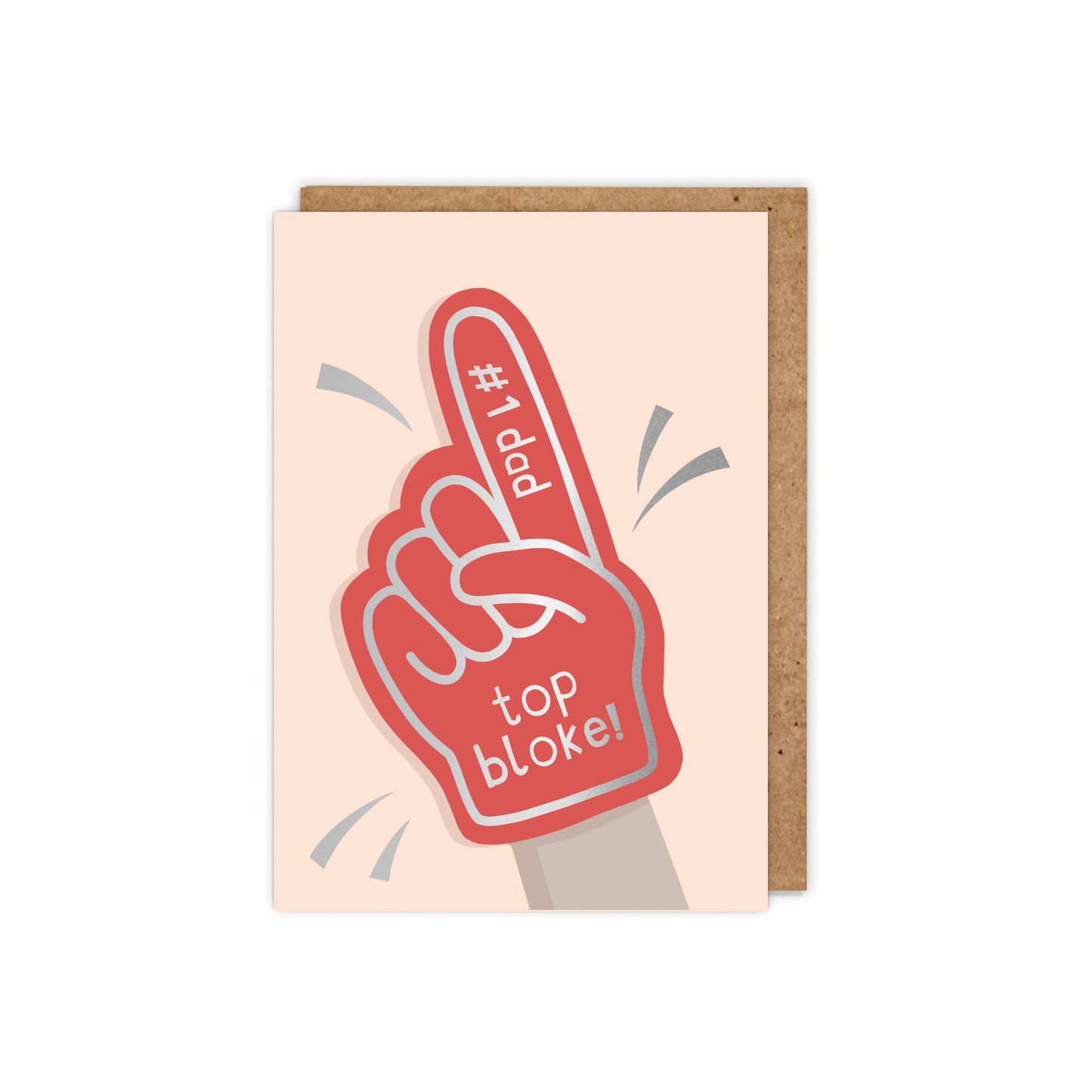 ZSF002-Zoe Spry-Foam Finger- Top Bloke-Card-
