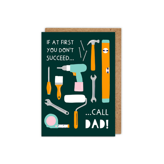 ZSFCD-Zoe Spry-If At First You Don't Succeed Call Dad -Card-