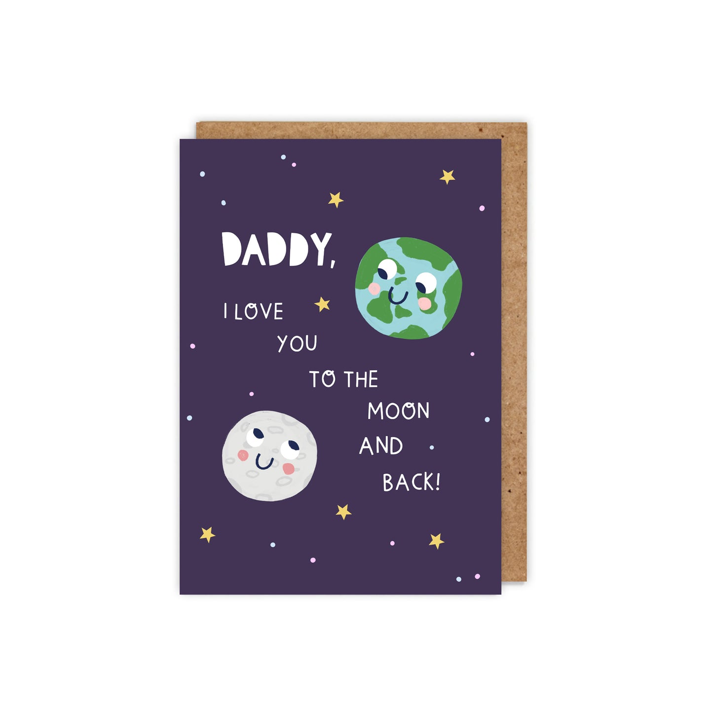 ZSFMO-Zoe Spry-Daddy: I Love You To The Moon And Back-Card-
