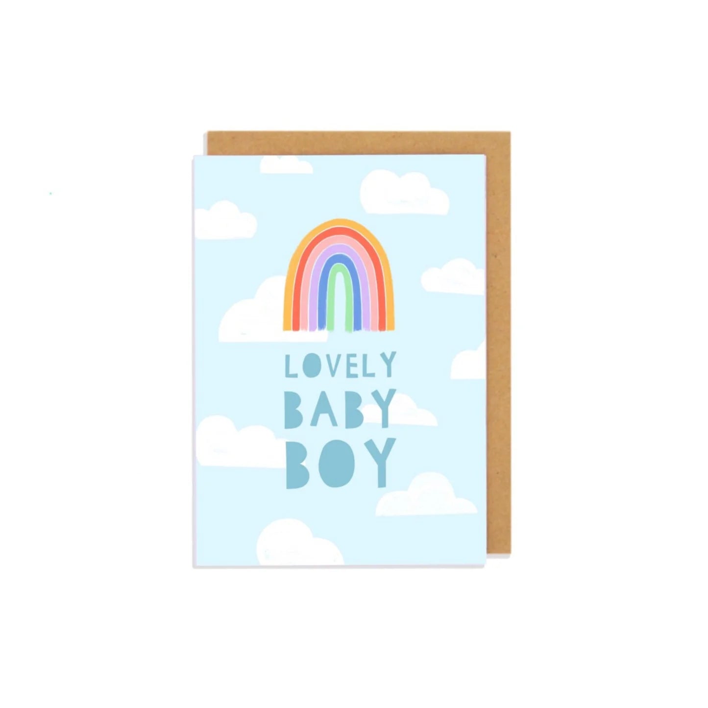 ZSLBB-Zoe Spry-Lovely Baby Boy-Card-Oodles Of Doodles