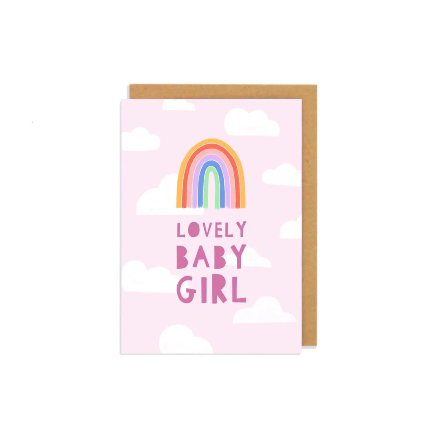 ZSLBG-Zoe Spry-Lovely Baby Girl-Card-Oodles Of Doodles