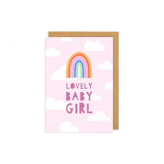 ZSLBG-Zoe Spry-Lovely Baby Girl-Card-Oodles Of Doodles