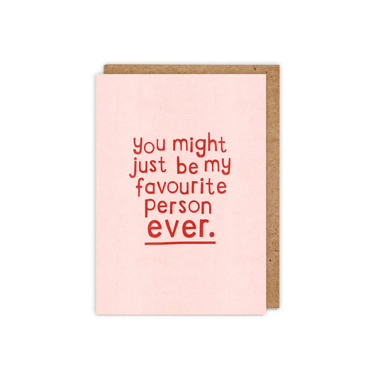 ZSLT003-Zoe Spry-..Favourite Person Ever-Card-