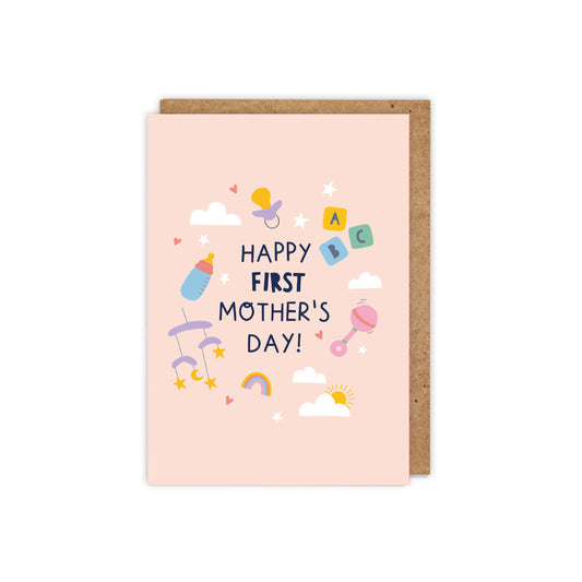 ZSM006-Zoe Spry-Happy First Mothers Day-Card-