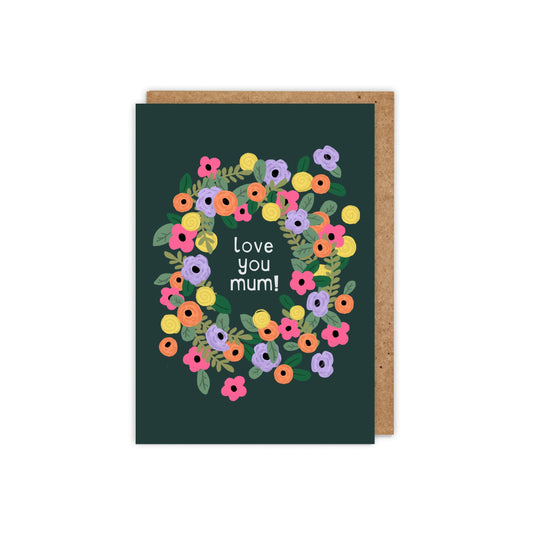 ZSM008-Zoe Spry-Love You Mum Floral-Card-