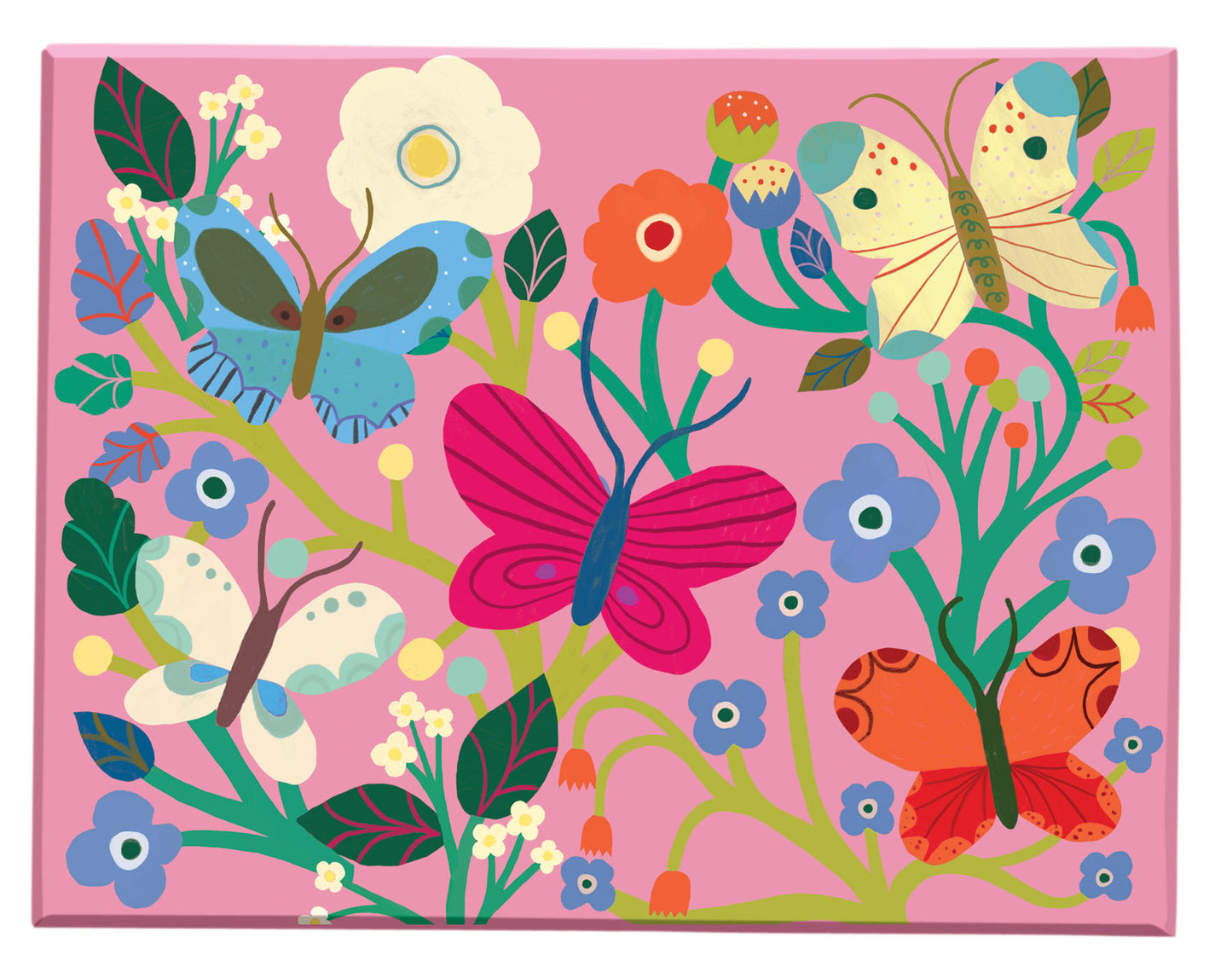 CNB097-Roger La B-Butterfly Garden Chic Notecard Box-Boxed Cards-Butterfly Garden