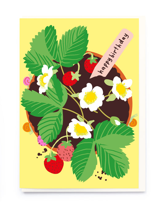 CQ003-Noi-Strawberry Pot-Card-