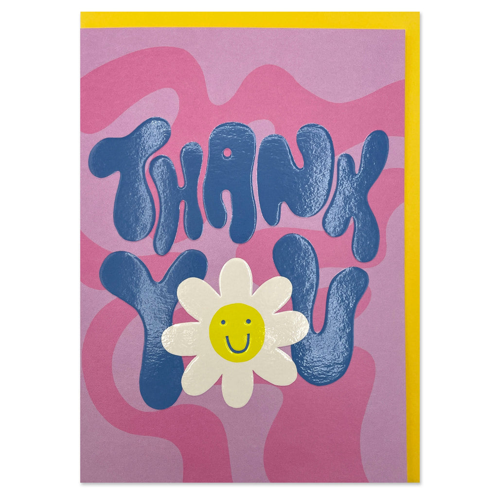 BIG011-Raspberry Blossom-Thank You-Card-Big Love