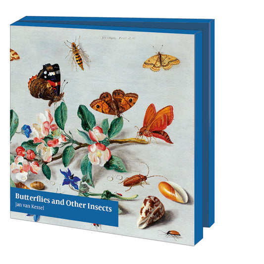 WMC1170-Bekking & Blitz-Butterflies And Other Insects - The Fitzwilliam Museum-10 Notecards With Envelopes Various Designs-Notewallet-