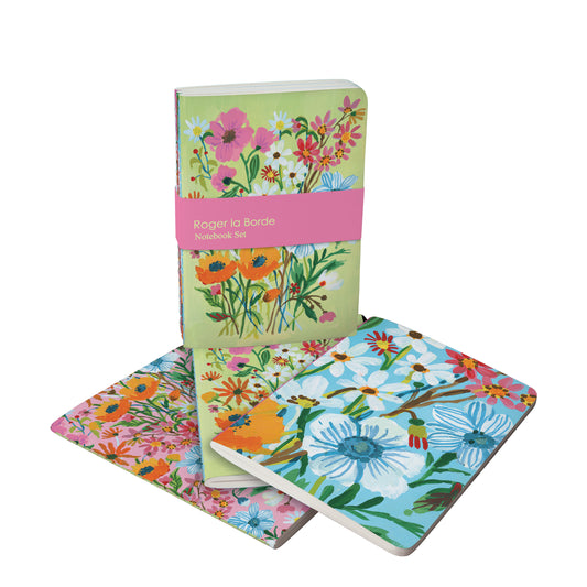 A6E080S-Roger La B-Flower Field A6 Exercise Books Set-Notebook-Flower Field