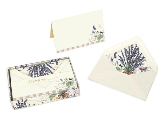 01-700800 Kartos Lavanda Boxed Cards 10pk