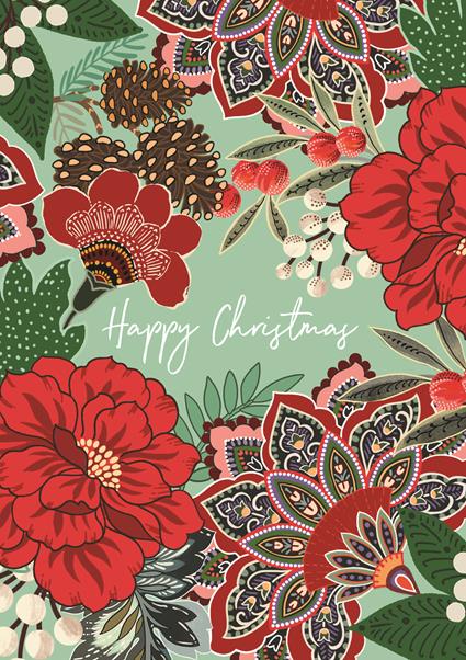 EBX010-Earlybird-Happy Christmas-Xmas Card-Honey