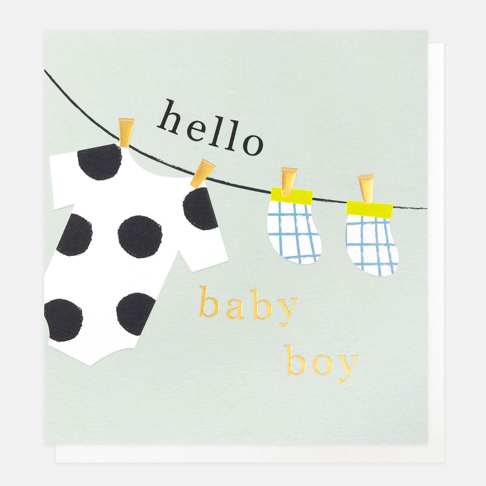 INR012-Caroline G-Hello Baby Boy-Card-In Repeat