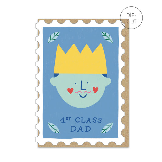 MARY012-Stormy Knight-First Class Dad-Card-