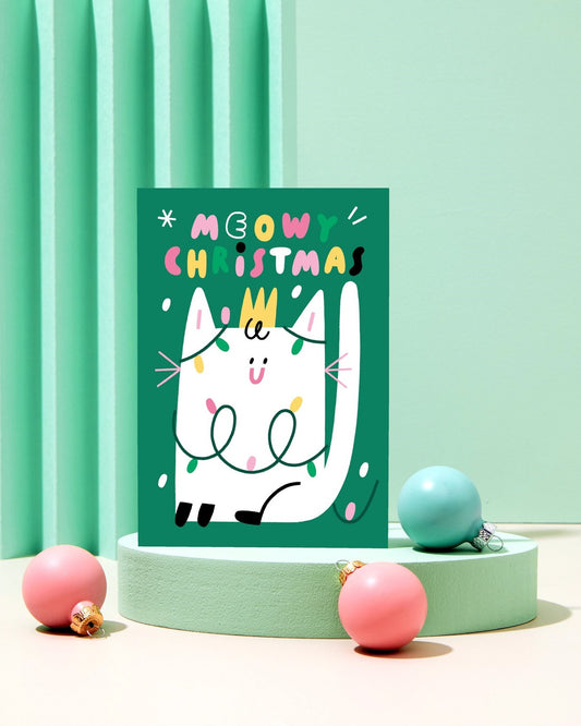 RC414-Rumble Cards-Meowy Christmas-Xmas Card-