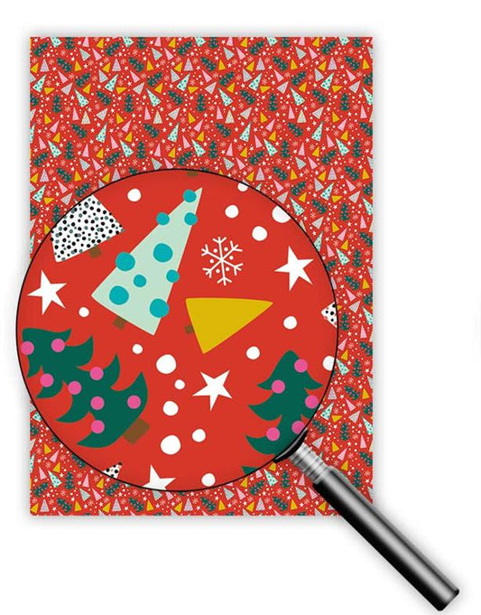 8696-Quire-Trees-Xmas Wrap-Christmas Wrapping Paper