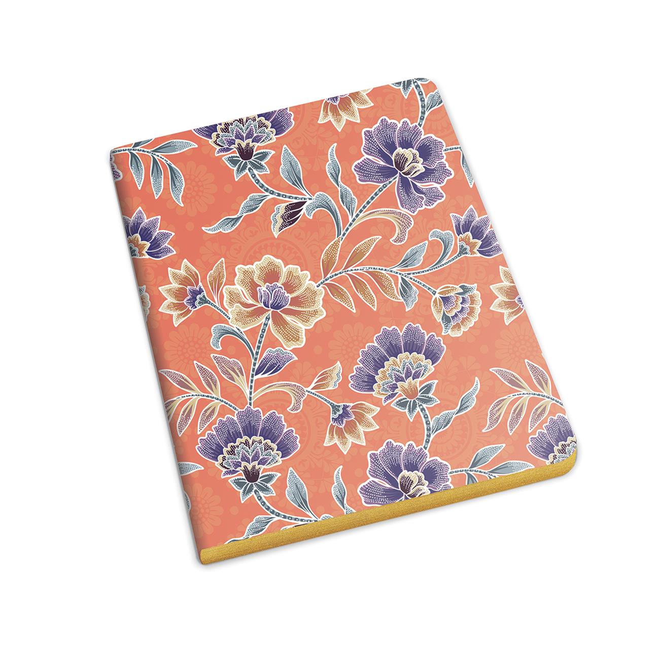 01-095201-Kartos-Flower Batik A5 Notebook-Notebook-