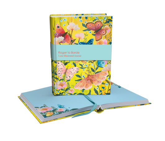 AS069-Roger La B-Butterfly Ball Sunshine Illustrated Journal-Notebook-Everyday