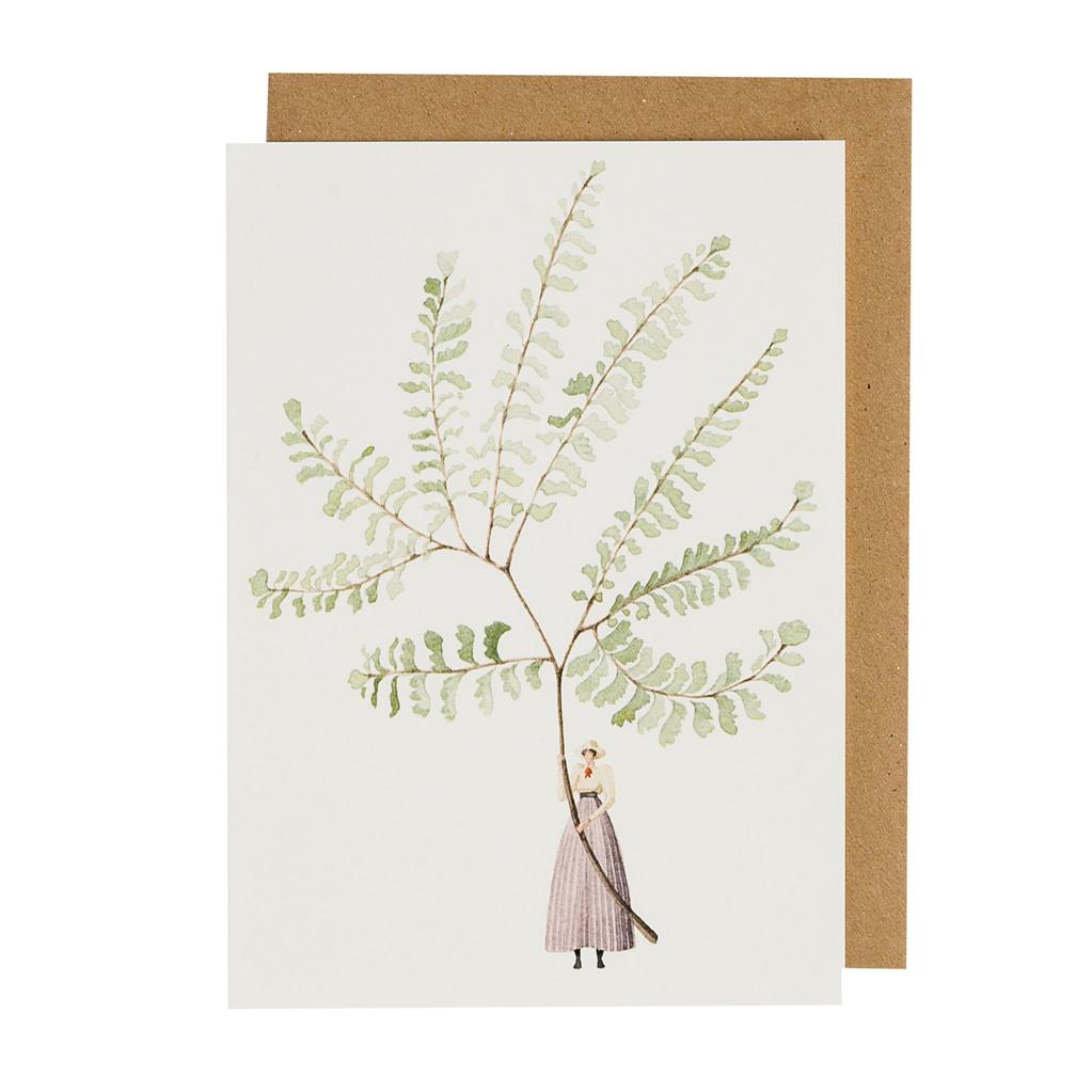 GC026-Laura Stoddart-Fabulous Ferns 2-Greeting Cards-Card