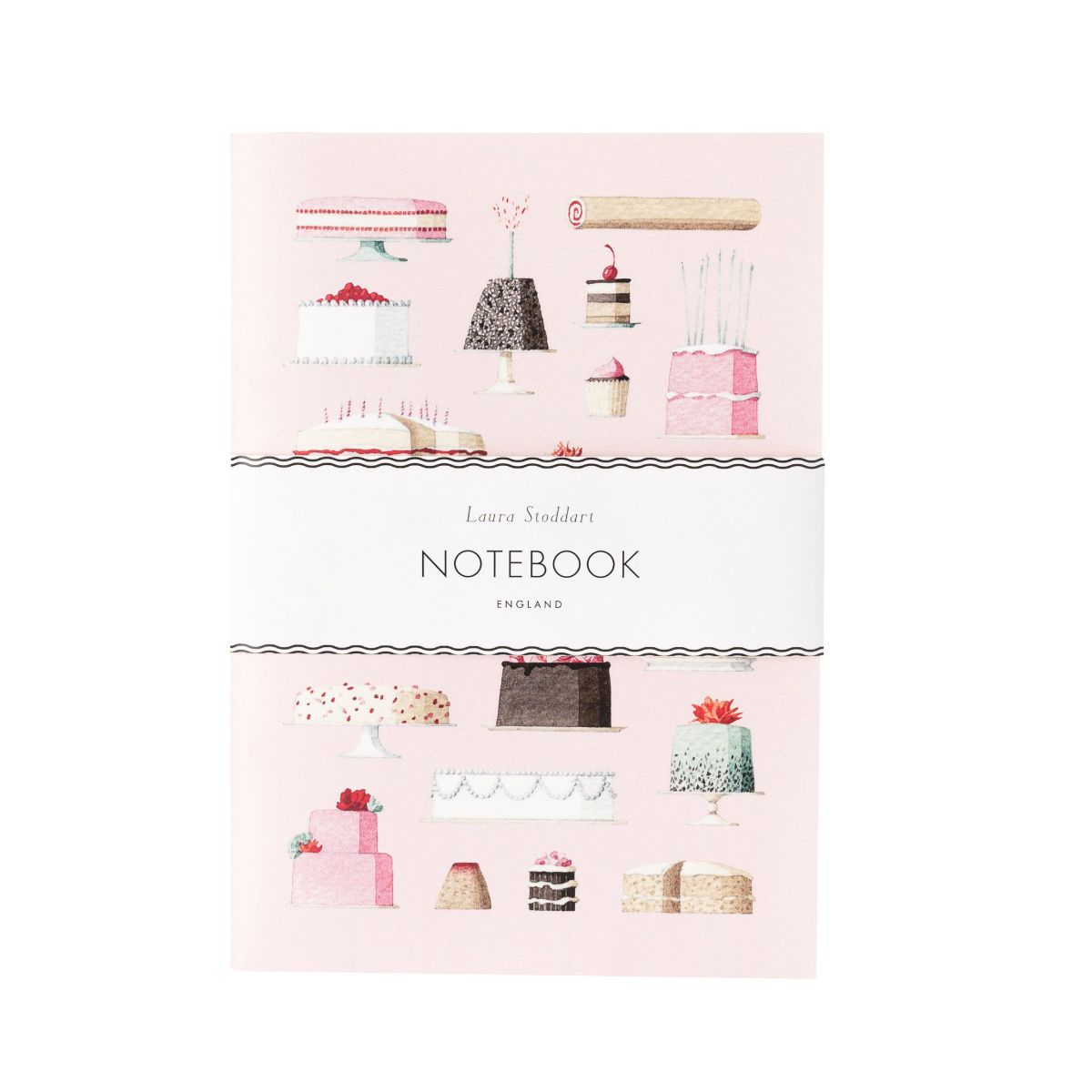 CA006-Laura Stoddart-Cakes-A5 Ruled Notebook