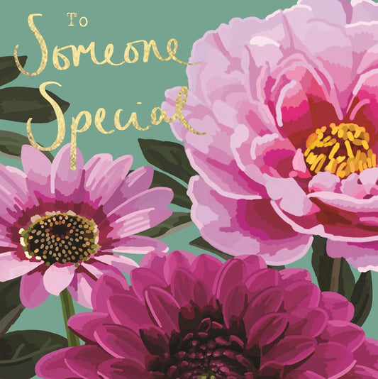 BG073-Sarah Kelleher-To Someone Special-Card-Botanical Golds